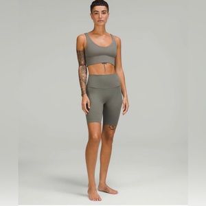 Lululemon Align Bra Reversible A/B | Size 8 | Grey Sage/Dark Olive